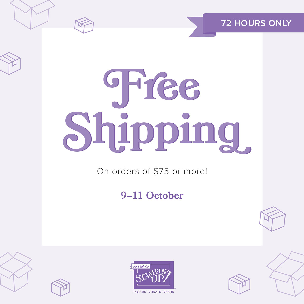 Read more about the article Don’t Miss Out! Free Shipping October 9-11