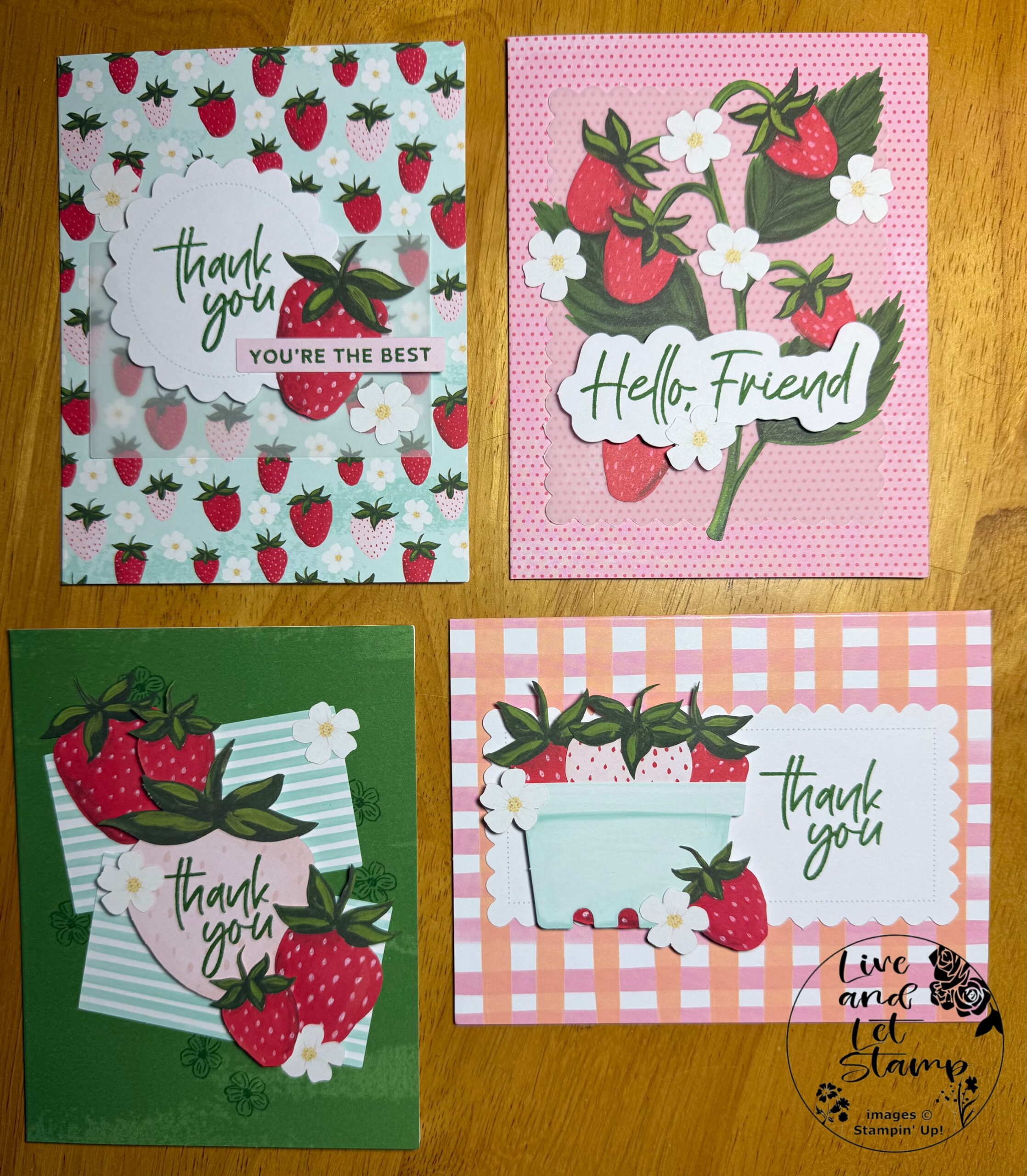 Read more about the article Paper Pumpkin Sweet Strawberry Cards