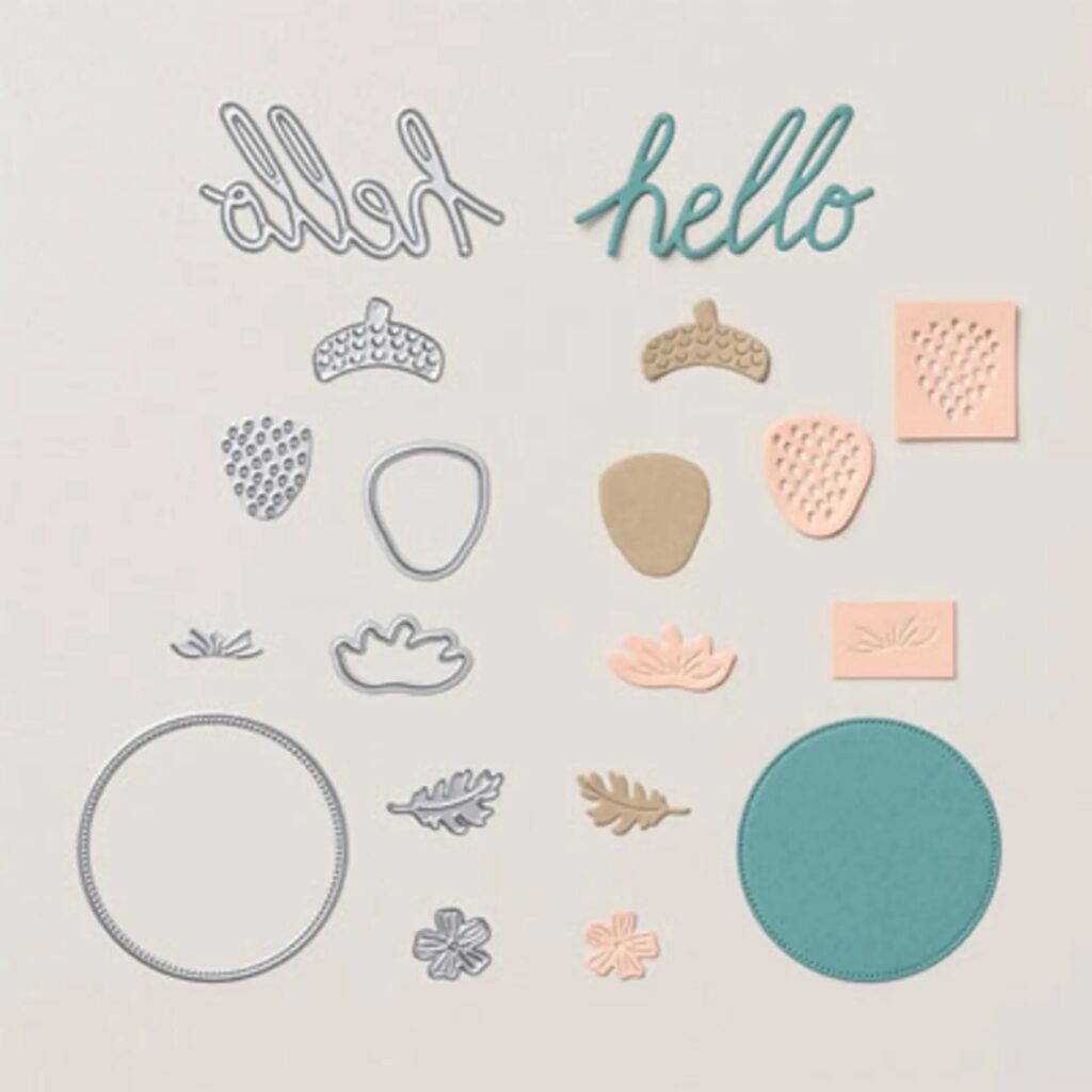 Circle of Season dies that go with the Paper Pumpkin kits from July-September.